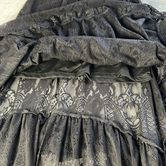 🎯Killstar Morte Mistress Maxi Skirt Black Size Medium - Picture 10 of 15